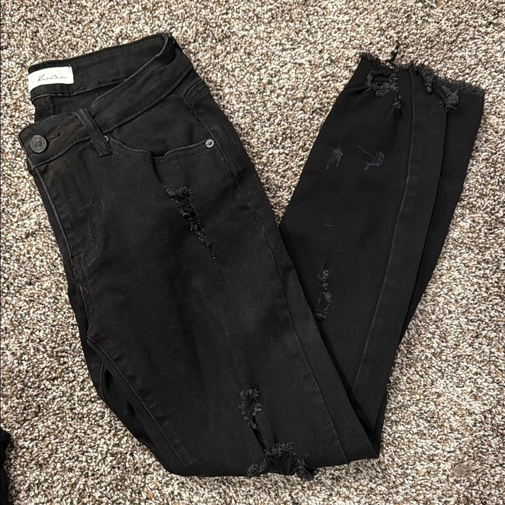 KanCan Black Ripped Skinny Jeans